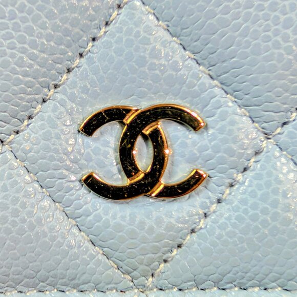 Chanel Blue Caviar Wallet on Chain (WOC) - Picture 15 of 16
